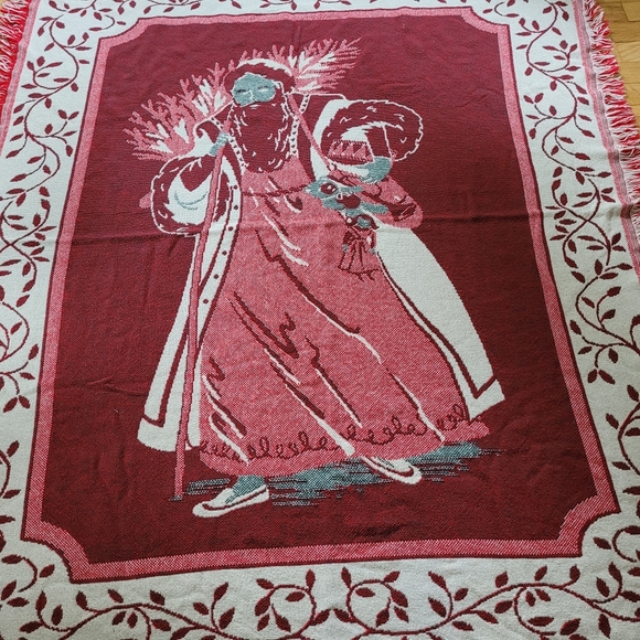 Goodwin Weaver Throw Blanket" Santa Claus" - Picture 5 of 7